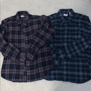 Men’s long sleeve flannels